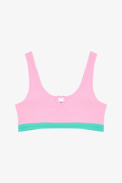 Penti Hellrosa Bikini-Set für junge Mädchen mit Neckholder und Neckholder