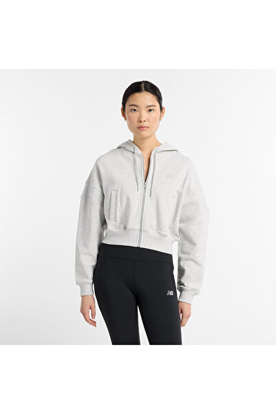 New Balance Gri Kadın Sweatshirt