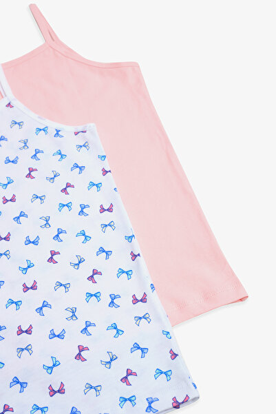 Penti Girl's Colorful Cotton 2-Piece Multi-Colored Undershirt