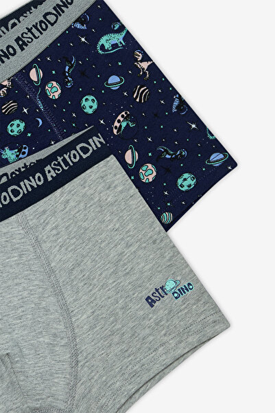 Penti Astro Dino mehrfarbige 2-teilige Boxershorts für Jungen