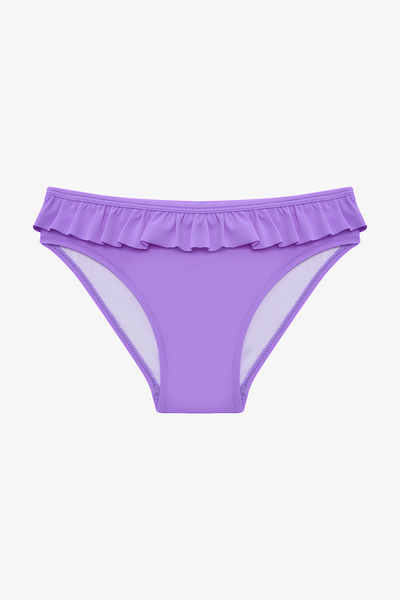 Penti Σετ μπικίνι λιλά κοριτσίστικο πεταλούδα βολάν τρίγωνο