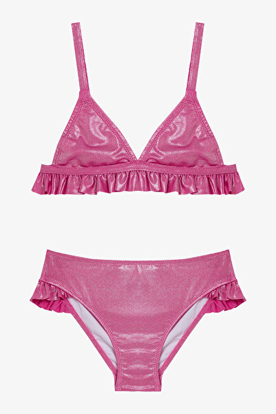 Penti Rosa Mädchen glänzendes Dreieck-Bikini-Set
