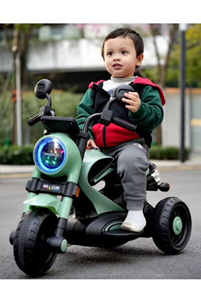 dehkah دباب كهربائي ثلاثي العجلات للأطفال، بطارية 6 فولت، محرك 380 واط، 3 عجلات