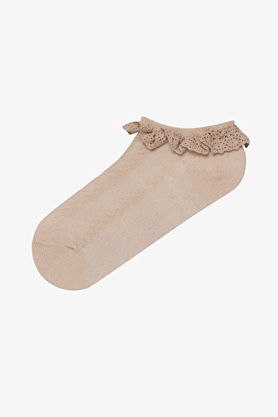 Penti Mädchen süße Spitze mehrfarbig 2 Stück Booties Socken