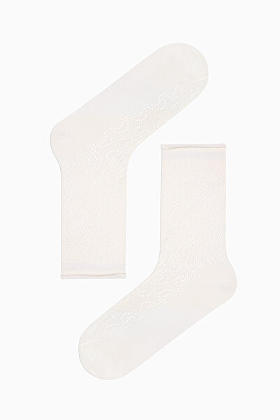 Penti Bequeme Colosio Beige Weiß 2-teilige Socken