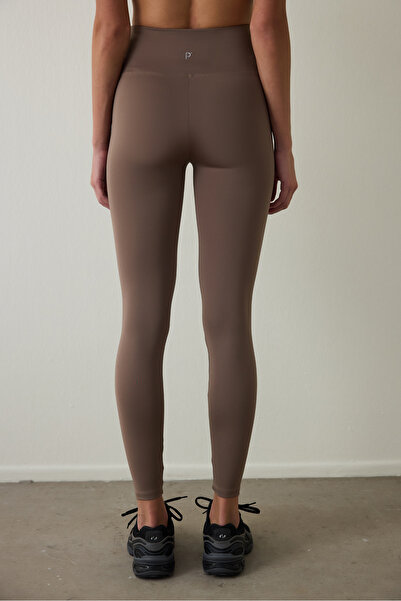 Penti Khaki magas derekú, sima tapintású leggings