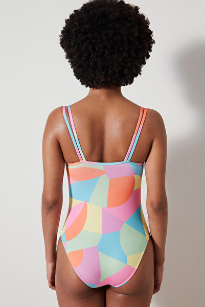 Penti Aqua Push Up Mehrfarbiger Badeanzug