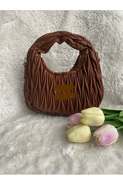 NUR LUCIA KADIN TABA MİNİ ÇANTA NAKIŞ DESENLİ EL & OMUZ ÇANTASI