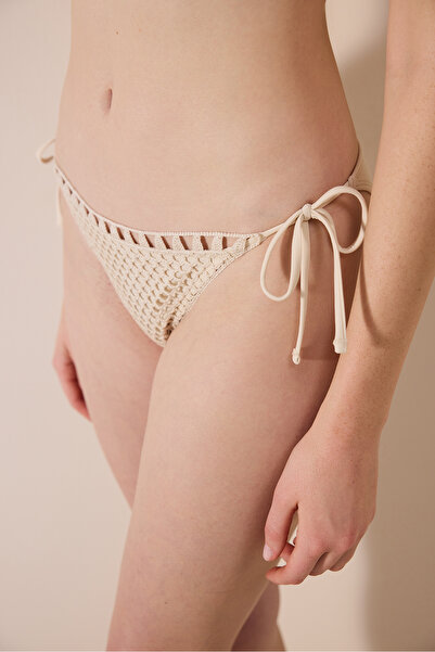 Penti Alita geflochtene steinfarbene Bikinihose