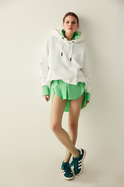 Penti Fashion Medium Fishnet Green Pantyhose-Pentilicious