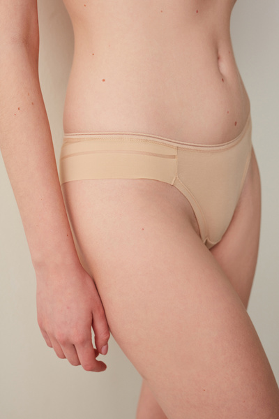 Penti Nude Color Limpo Brazilian Panties