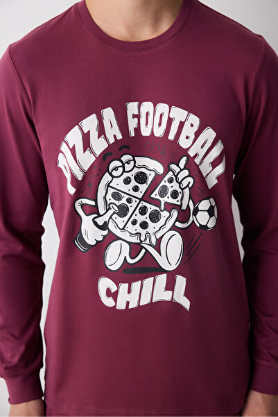 Penti Ανδρικό σετ πιτζάμες πολύχρωμο παντελόνι Chill