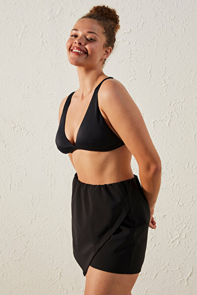 Penti Μαύρο Μπικίνι Basic Deep V