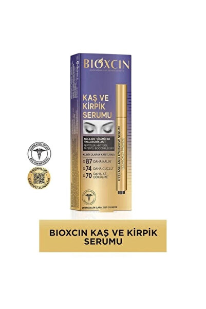Bioxcin Kaş Kirpik Serumu - Kolajen,hyaluronikasit,hintyağı,keratin Peptidleri,b5,biocomplex,b11