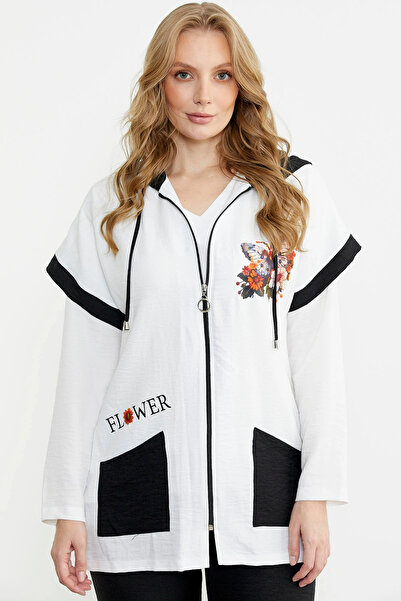 Sementa Keten Görünümlü Rahat Kalıp Üçlü Takım - Siyah