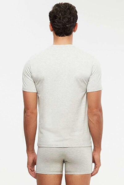 Kom Ανδρικό, γκρι, μπλουζάκι James 2 Pack