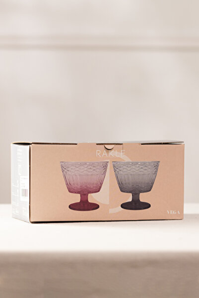 Rakle Vega Set of 2 Ice Cream Bowl Claret Red 350 Cc