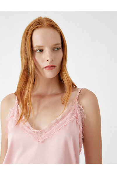 Koton Women's Tile Tank Top 9KLK22200MW