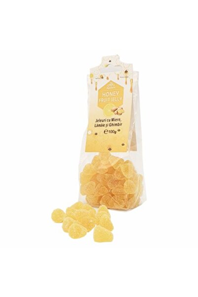 Apidava Jeleuri cu miere, lămâie și ghimbir 100 GR