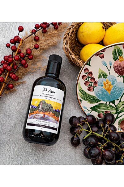 İLK AĞAÇ Yeni Sezon - Soğuk Sıkım Erken Hasat Natürel Sızma Zeytinyağı Davutl...