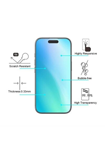 Mercaton iPhone 16 Pro Screen Protector – 0.3 mm, Clear View, Ultra Transparent + Mounting Kit
