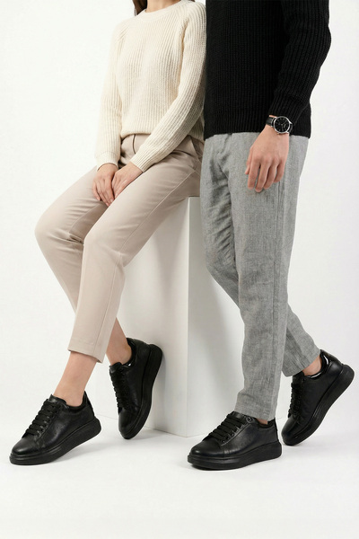 pumant Černé sportovní boty Mcqueen Style – ležérní tenisky 310