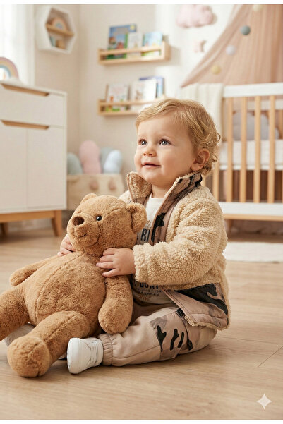 Mini Baray طقم رياضي من القطيفة بنمط التمويه للأطفال الذكور مكون من 3 قطع (9-...