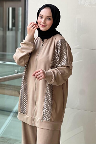 Ghisa Pul Embroidered Detailed Cap and Pants Set