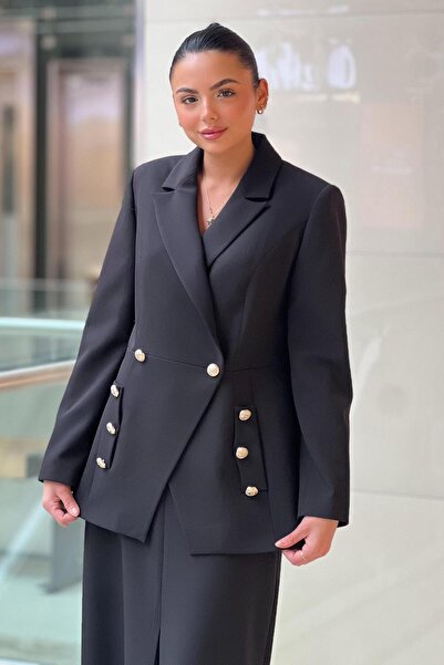 Ghisa Pocket Detailed Jacket Skirt Set