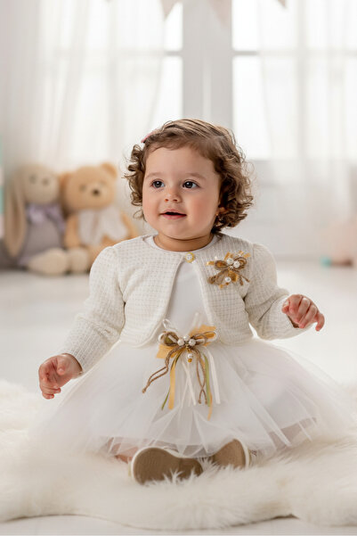 s.t. sebat tekstil فستان توتو مع بوليرو للفتيات الصغيرات