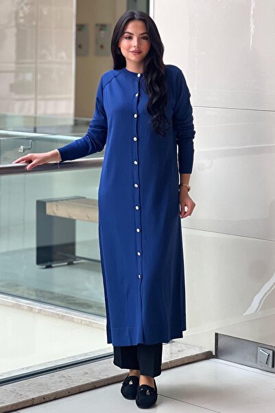 Nuss Basic Long Mercerized Cardigan