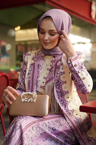 MİANOTTE Mianotte Şal Desen Ceket