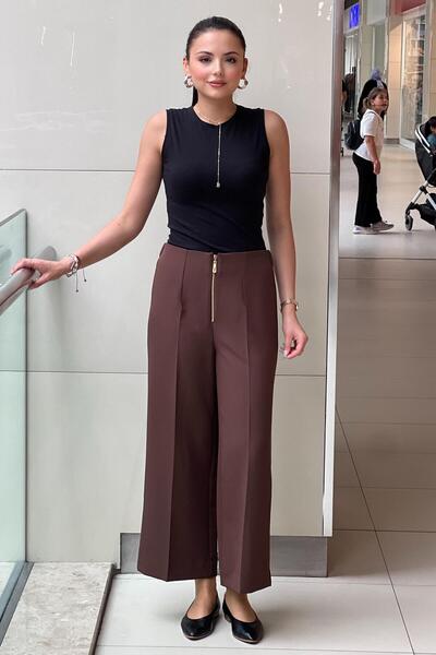 sentez giyim Sentez Queen къси панталони с широки крачоли