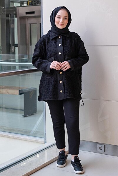 Ghisa Knitted Patterned Transparent Jacket