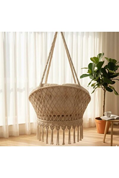 JANGEAR Macrame Swing Cushion Cream Color (CUSHION ONLY)