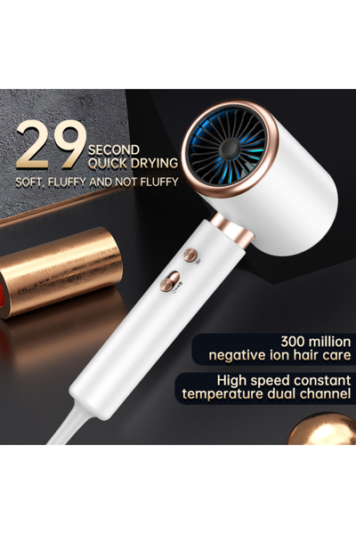 UNİBOX Professional Hair Dryer, 2400W, Negative Ions, Fast Drying, Jet Airflow Technology