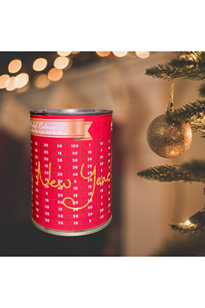 giftpuffy Yeni Yıl Hedef Kumbarası - 5000 TL Birikim Kutusu