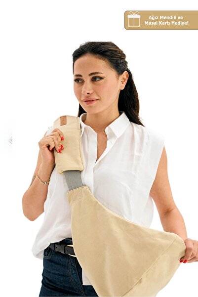 miniboni Yan Sling Bebek Taşıma Slingi – Ergonomik ve Rahat Kullanım