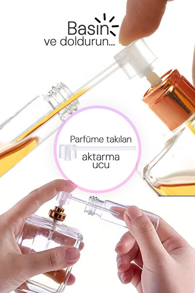 AOZ KOZMETİK PARFÜM VE SIVI AKTARMA APARATLARI Doldurulabilir Mini Parfüm Cep...