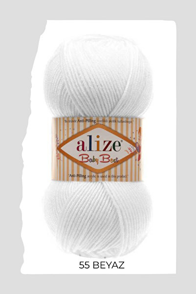 Alize Baby Best Anti-Pilling Bebek Örgü İpi - %10 Bambu %90 Akrilik, Yumuşak ...