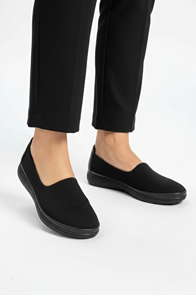 RAVZADERİ حذاء نسائي كاجوال مريح من الجلد الناعم لتقويم العظام مع كعب جل|تمتد...