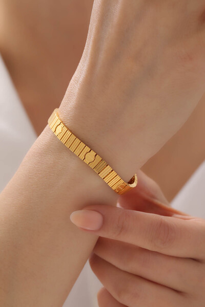 Kado Kuyumculuk Çivi Model Bileklik 14 Ayar Altın - Love