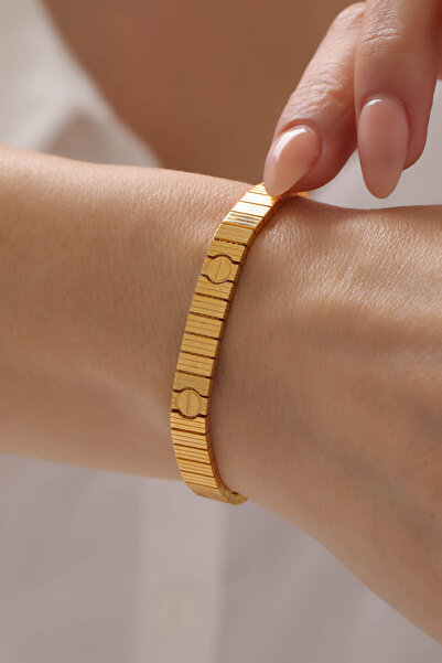 Kado Kuyumculuk Çivi Model Bileklik 14 Ayar Altın - Love