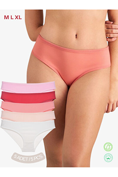 IPL Γυναικεία εσώρουχα Slip 5 τεμαχίων μπικίνι σε απαλές αποχρώσεις