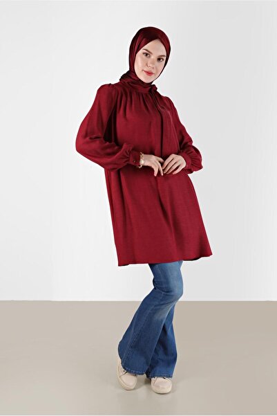 Alvina TUNIC 42259-1 WITH BOW DETAILED BACK ZIPPER