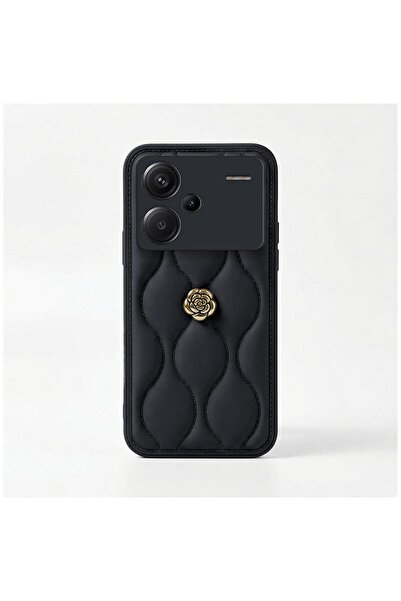 Pro Aksesuar Xiaomi Redmi Note 13 Pro Plus 5G Uyumlu Kılıf Çiçekli Dalgalı De...