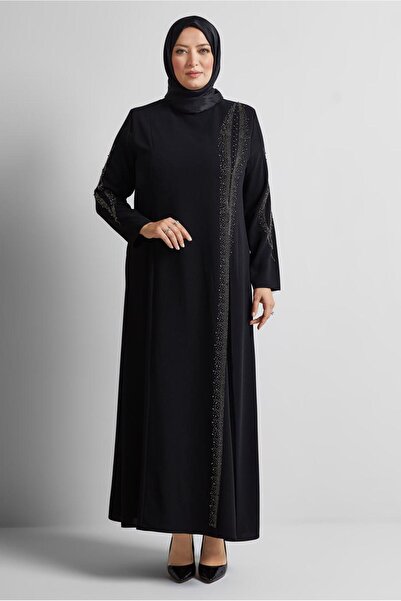 Alvina فستان مقاس كبير مع تفاصيل حجرية 20718