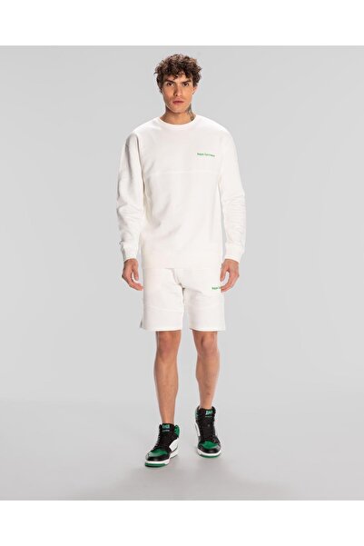 Kappa Authentic Hope Men's White Regular Fit Sweatshirt