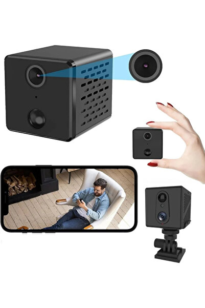 Nanocamcoders 1K ° 1080P HD Mini Premium CCTV Kamera Sesli Video Kayıt Ev Ofi...