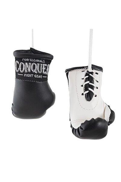 Conquer Boxing Glove Keychain Black